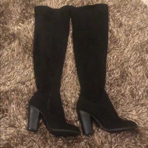 Forever 21 Black Knee/Thigh High Boots